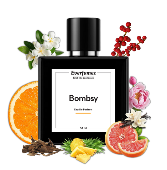 Bombsy Perfume for Women | Sweet Fruity Floral Amber Powdery Fragrance | 50ml Eau de Parfum Spray | Signature Luxury Scent for Her
