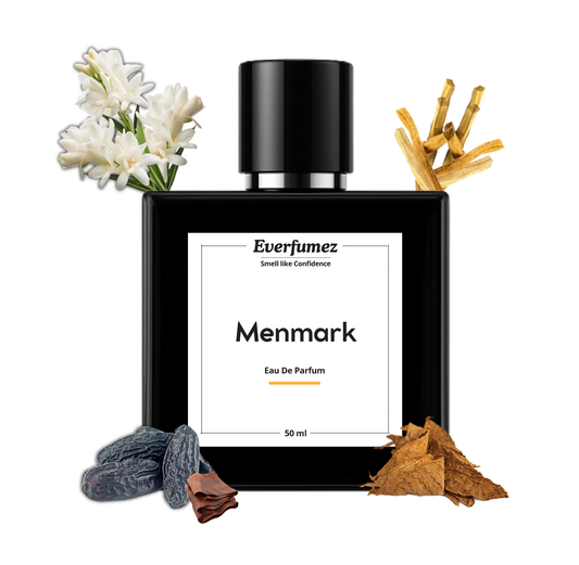 Menmark Perfume for Men | Bold Warm Spicy Leather Woody Amber Fragrance | 50ml Eau de Parfum Spray | Powerful Luxury Scent for Him