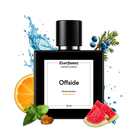 Off Side Perfume for Men | Fresh Spicy Woody Aromatic Amber Fragrance | 50ml Eau de Parfum Spray | Signature Sporty Luxury Scent For Hiim