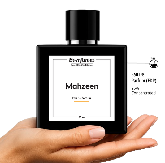 Mahzeen Perfume for Women | Sweet Floral Citrus Musky Fresh Fragrance | 50ml Eau de Parfum Spray | Signature Elegant Luxury Scent  For Her